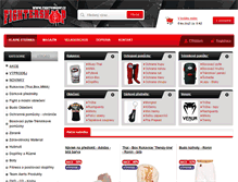 Tablet Screenshot of fightershop.cz